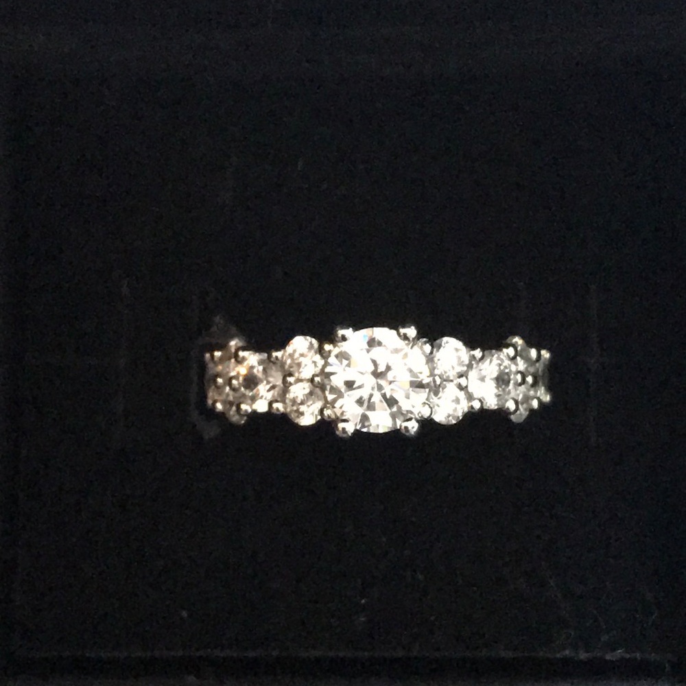 Sterling Silver Ring with Cubic Zirconia